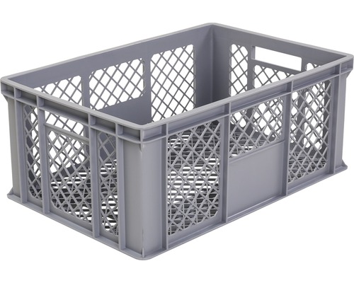 Panier empilable Eurobox 61 l 600x320x400 mm gris