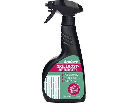 Nettoyant pour grille de barbecue Enders dans un flacon pulvérisateur de 500 ml pour émail, acier inoxydable et fonte