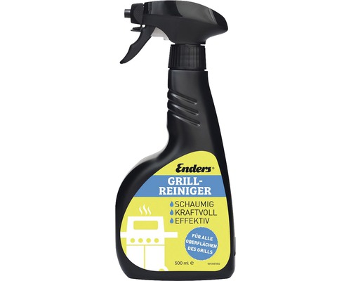 Nettoyant pour barbecue Enders dans un flacon pulvérisateur de 500 ml pour nettoyer les surfaces du barbecue.