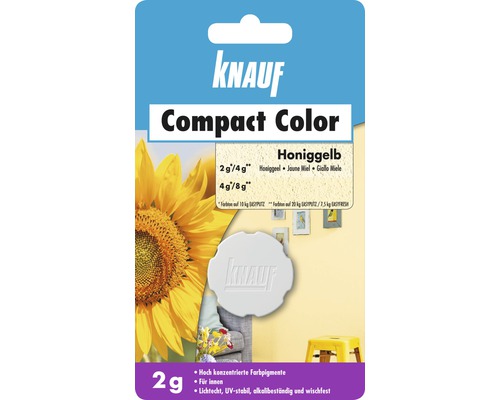 Knauf Compact Color jaune miel 2 g