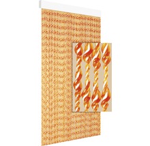 Türvorhang Ember terracotta-weiß 90x210 cm