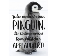 Tout le monde mérite un pingouin qui vous applaudit le matin quand vous vous levez