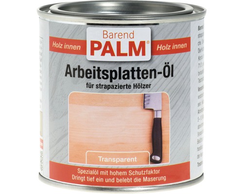 Huile pour plans de travail Barend PALM transparent 375 ml Huile pour plans de travail Barend Palm pour l''intérieur