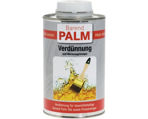 Diluant et produit nettoyant pour outils Barend PALM 500 ml Diluant et nettoyant pour outils Barend Palm en boîte