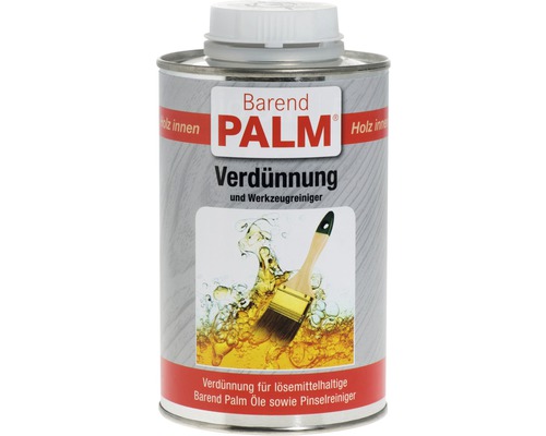 Diluant et produit nettoyant pour outils Barend Palm 500 ml