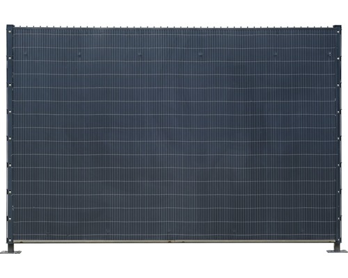 Clôture de jardin en plastique et métal