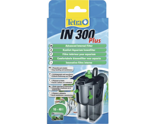 Tetra IN 300 Plus Filtre intérieur pour aquarium jusqu''à 40 litres