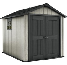 Abri de jardin avec double porte et fenêtre