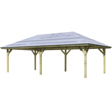 Holzcarport mit Dach