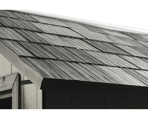 Gros plan d''un toit recouvert de bardeaux