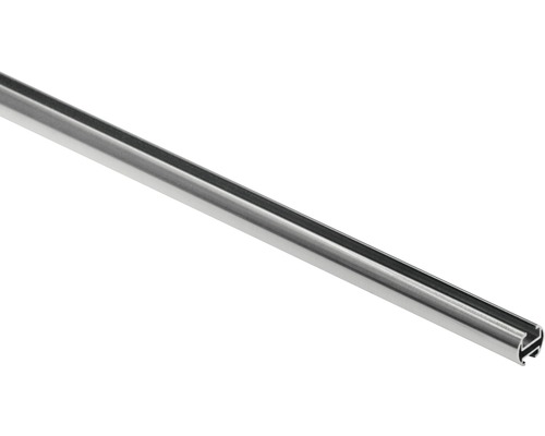 Tringle à rideaux Valence rail intérieur acier inoxydable Ø 16 mm 200 cm Profilé en aluminium pour diverses applications