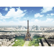 Vue aérienne de la Tour Eiffel à Paris avec paysage urbain