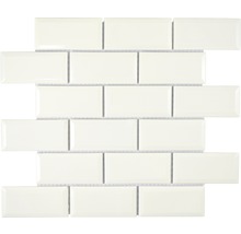 Mosaïque de forme rectangulaire pour revêtement mural