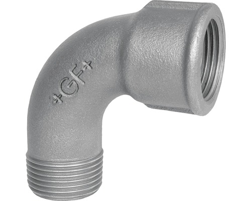 Coude GF 90° court I/E galvanisé n° 1a 1/2" Coude GF 90° court I/E galvanisé n° 1a 1/2"