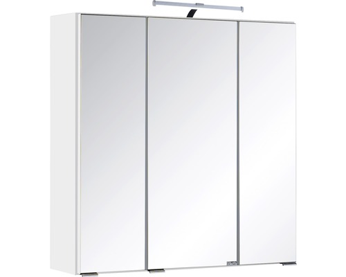 Armoire de toilette Held Möbel 60 x 20 x 66 cm blanc 3 portes
