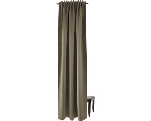 Gardine mit Faltenbandaufhängung