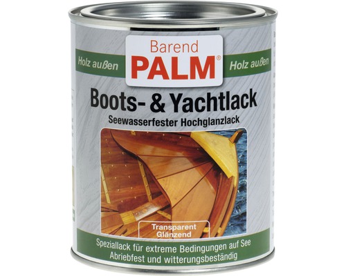Laque à bateaux pour yachts Barend Palm transparent 2.5 L