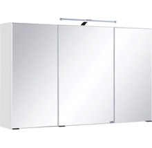 Spiegelschrank Held Möbel 100 x 20 x 66 cm weiß 3-türig 005