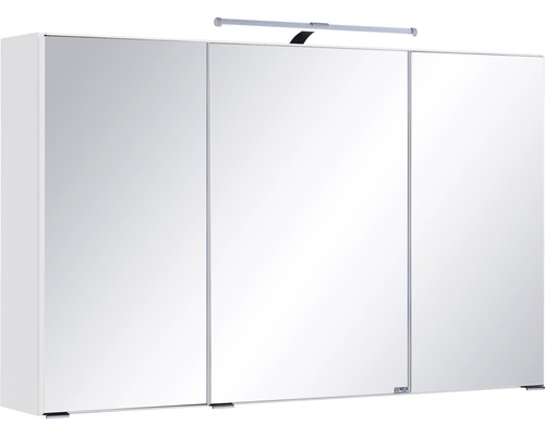 Armoire de toilette Held Möbel 100 x 20 x 66 cm blanc 3 portes