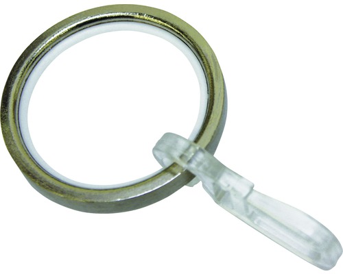 Anneau pour rideau Valence anneau avec insert de patin acier inoxydable Ø 20mm Anneau de rideau avec glisseur pour la fixation des rideaux