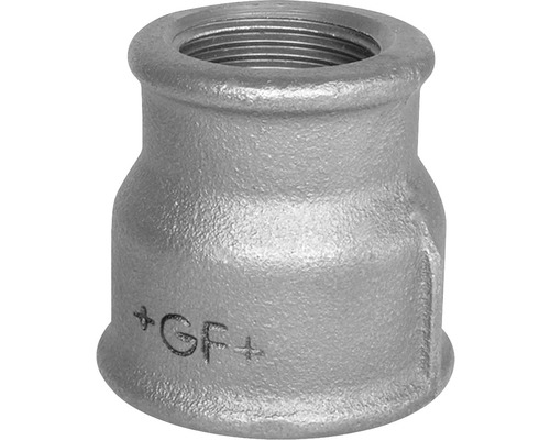 Manchon de réduction GF galvanisé n° 240 1 1/4"x1"