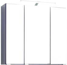 Spiegelschrank Held Möbel 70 x 20 x 66 cm dunkelgrau 3-türig 007