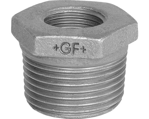 Manchon de réduction GF galvanisé n° 241 3/4"x1/2"