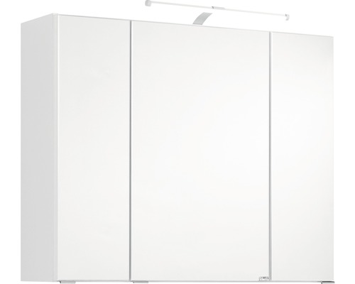 Armoire de toilette Held Möbel 90 x 20 x 66 cm blanc 3 portes