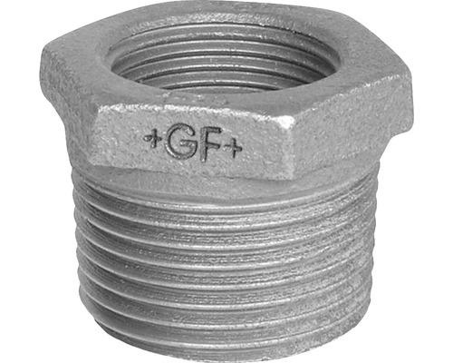 Manchon de réduction GF galvanisé n° 241 1"x1/2"