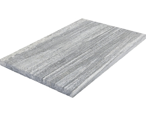 Dalle de terrasse en pierre naturelle FLAIRSTONE Gneiss Arctic gris 60 x 40 x 3 cm