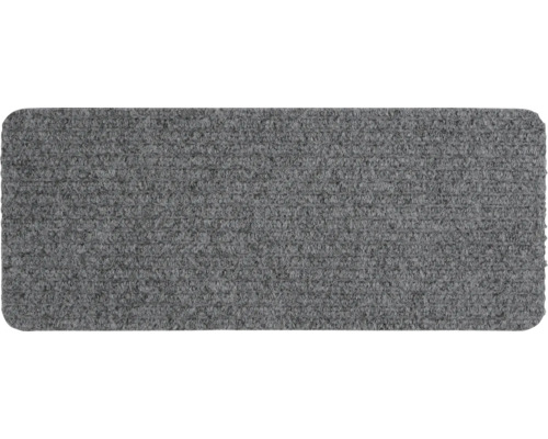 Paillasson en reps Line Sprint gris 25x60 cm-0