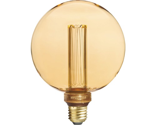 Ampoule globe LED G120 E27/2,5W doré 125 lm 2000 K blanc chaud 820 Mirage