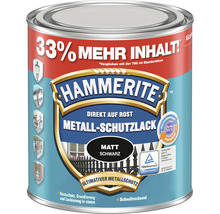 HAMMERITE Metallschutzlack matt schwarz 1 l