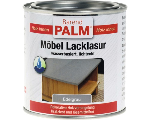 Möbellacklasur Barend Palm edelgrau 375 ml