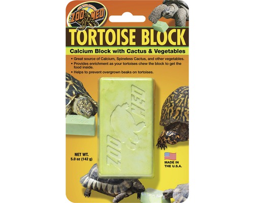 Source de calcium Zoo Med Tortoise Block avec cactus Opuntia-0
