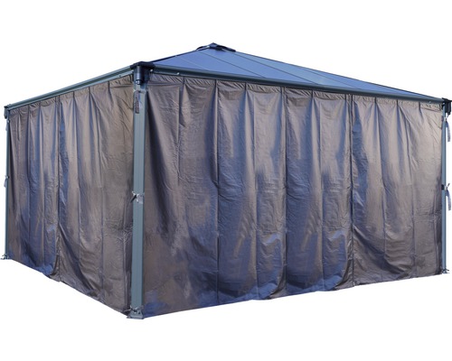 Pavillon mit Seitenteilen für den Garten