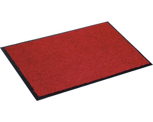 Paillasson anti-salissures Clean Twist rouge 90x250 cm
