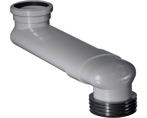 Raccord coudé pour WC GEBERIT ø90 mm sur une logueur deø100-105,6 mm 14,5-34,5 mm 388.350.29.1 Siphon coudé en plastique avec raccord fileté