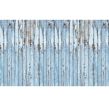 Papier peint panoramique papier planches bleues 368x254 cm-thumb-1
