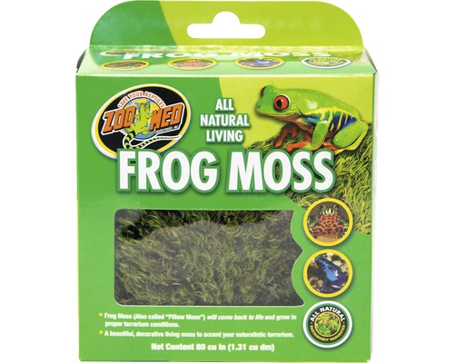 Bodengrund ZOO MED All Natural Frog Moss 1,31 l Zoo Med Froschmoos Packung für Terrarien