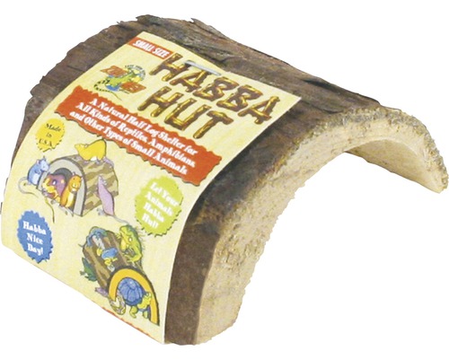 Caverne en bois E ZOO MED Habba Hut 11x8x5 cm