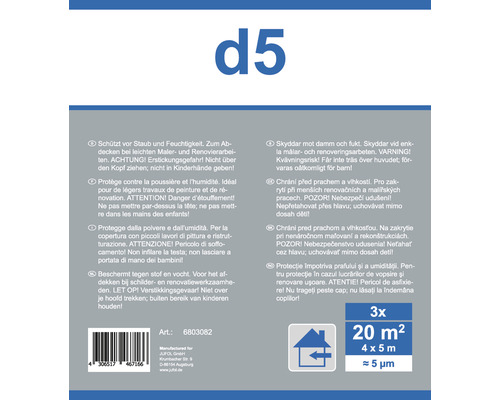 Hinweis zum Schutz vor Staub und Feuchtigkeit bei Maler- und Renovierungsarbeiten