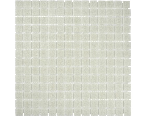 Mosaïque en verre GMA26 UNI gris clair 30,5x30,5 cm Tapis de carreaux de mosaïque avec de petits carreaux de verre carrés