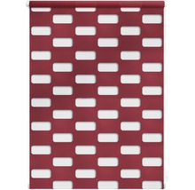Rot gemusterter Fenster-Rollladen