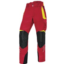 Pantalon de protection forestier rouge/jaune taille XXL-89-thumb-0