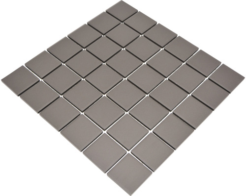 Mosaïque en céramique CU 253 marron 29.1x29.1 cm Carreau de mosaïque carré en céramique pour mur et sol