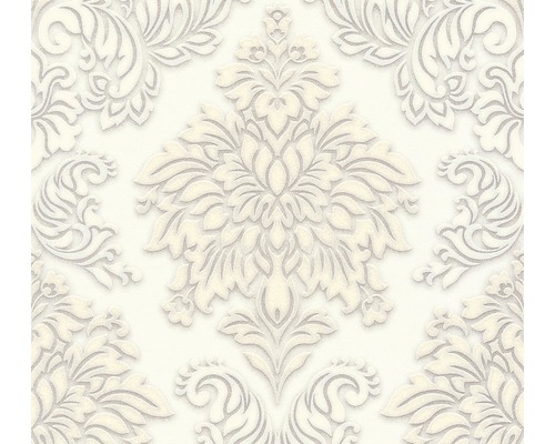 Papier peint intissé 36898-2 Metropolitan Damask blanc cassé