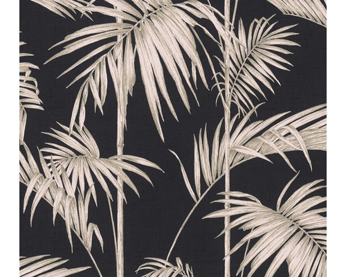 Papier peint intissé 36919-1 Metropolitan Feuille de palmier marron
