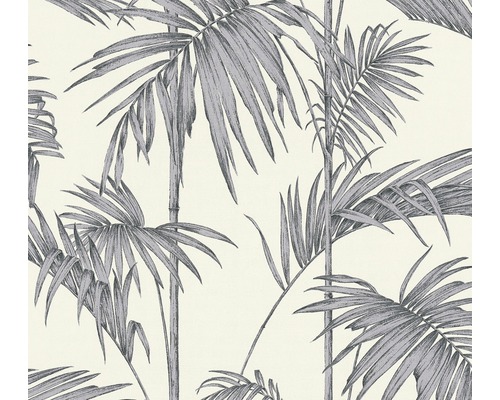 Papier peint intissé 36919-2 Metropolitan Feuille de palmier blanc