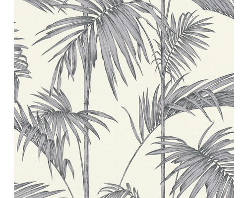 Vliestapete 36919-2 Metropolitan Stories Palmgras weiß Tapete mit Palmenmuster